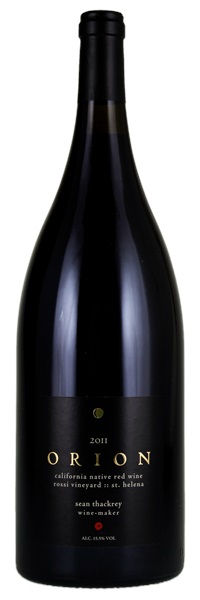 2011 Sean Thackrey Rossi Vineyard Orion Old Vines