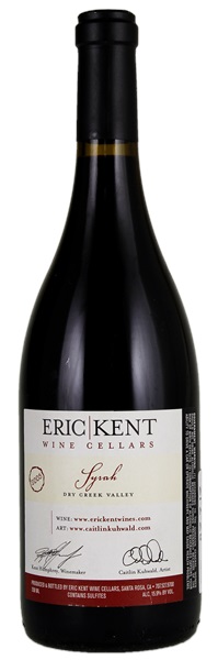 2005 Eric Kent Wine Cellars Dry Creek Valley Syrah, 750ml