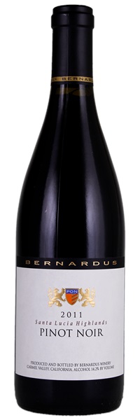 2011 Bernardus Santa Lucia Highlands Pinot Noir, 750ml