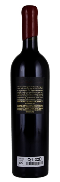 1997 Karl Lawrence Gary Morisoli Reserve Cabernet Sauvignon, 750ml