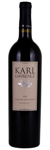 1994 Karl Lawrence Cabernet Sauvignon, 750ml