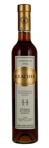 1998 Alois Kracher Welschriesling Trockenbeerenauslese Zwischen Den Seen, 375ml