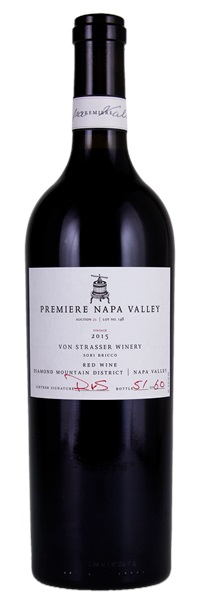 2015 Premiere Napa Valley Auction Von Strasser Winery Sori Bricco Red, 750ml
