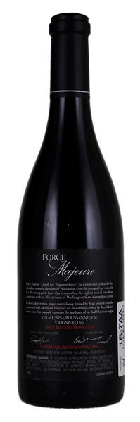 2011 Force Majeure Vineyards Ciel Du Cheval Vnyd Collaboration Series II, 750ml