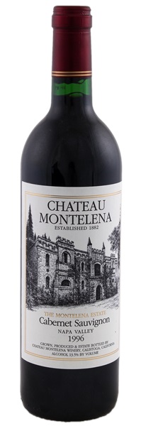 1996 Chateau Montelena Estate Cabernet Sauvignon, 750ml