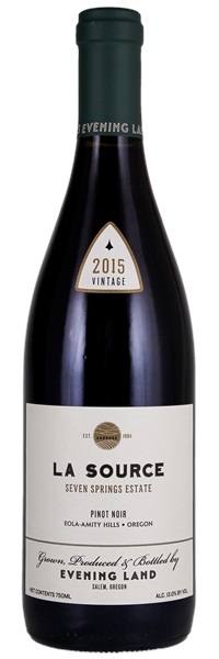2015 Evening Land Vineyards Seven Springs Vineyard La Source Pinot Noir, 750ml