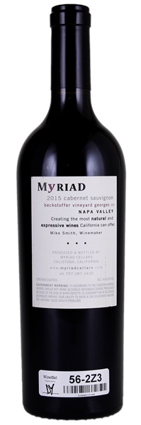 2015 Myriad Cellars Beckstoffer Georges III Vineyard Cabernet Sauvignon, 750ml