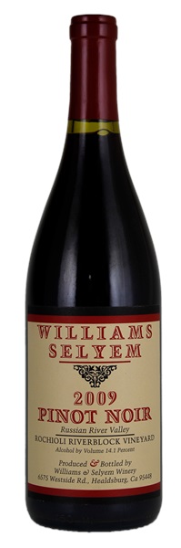 2009 Williams Selyem Rochioli Riverblock Vineyard Pinot Noir, 750ml