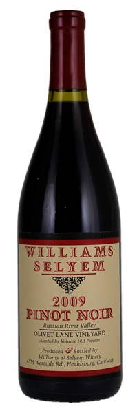 2009 Williams Selyem Olivet Lane Vineyard Pinot Noir, 750ml