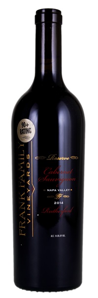 2014 Frank Family Vineyards Rutherford Reserve Cabernet Sauvignon, 750ml