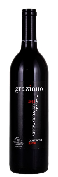 2012 Graziano Kazmet Vineyard Old Vine Zinfandel, 750ml