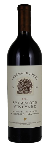 2012 Freemark Abbey Sycamore Vineyard Cabernet Sauvignon