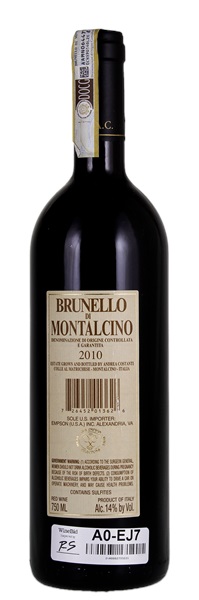 2010 Conti Costanti Brunello di Montalcino, 750ml