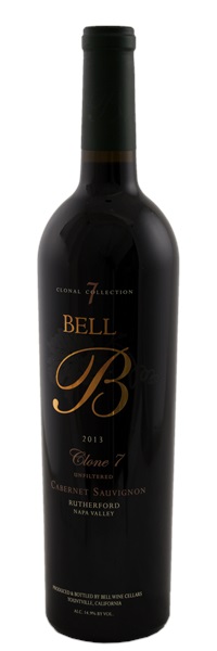 2013 Bell Wine Cellars Clone 7 Unfiltered Cabernet Sauvignon, 750ml