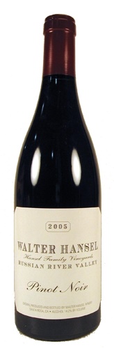 2005 Walter Hansel Family Vineyard Pinot Noir, 750ml