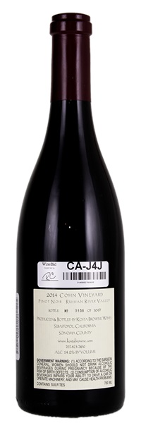 2014 Kosta Browne Cohn Vineyard Pinot Noir, 750ml