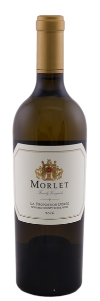 2016 Morlet Family Vineyards La Proportion Doree, 750ml