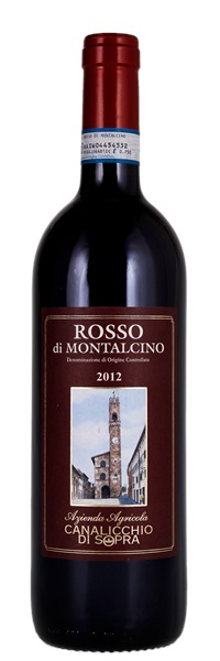 2012 Canalicchio di Sopra Rosso di Montalcino, 750ml