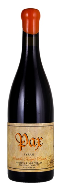 2012 Pax Castelli Knight Ranch Syrah, 750ml