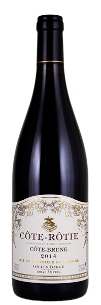 2014 Gilles Barge Côte-Rôtie Côte Brune, 750ml