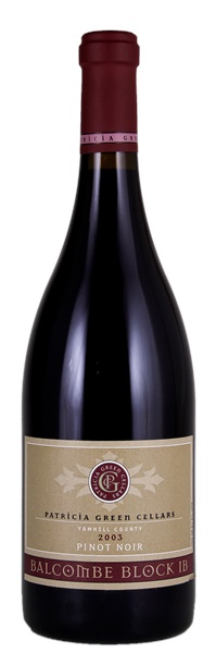 2003 Patricia Green Balcombe Block 1B Pinot Noir, 750ml