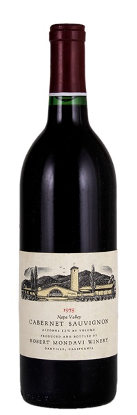 1978 Robert Mondavi Napa Valley Cabernet Sauvignon, 750ml