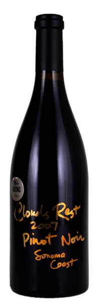2007 Clouds Rest Limited Release Pinot Noir, 750ml
