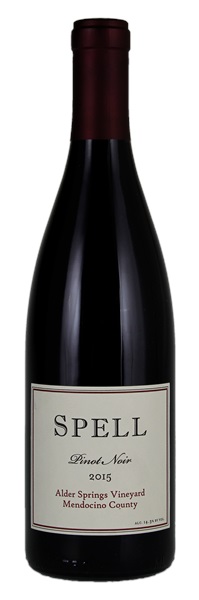 2015 Spell Alder Springs Vineyard Pinot Noir, 750ml