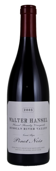 2005 Walter Hansel Cuvee Alyce Pinot Noir, 750ml