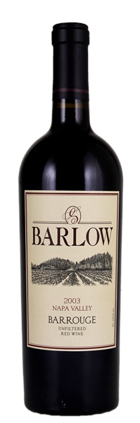 2003 Barlow Vineyards Barrouge, 750ml