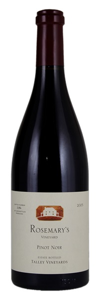 2005 Talley Rosemary's Vineyard Pinot Noir, 750ml