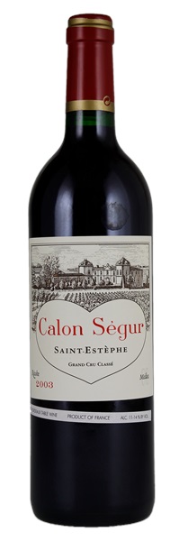 2003 Château Calon-Segur, 750ml