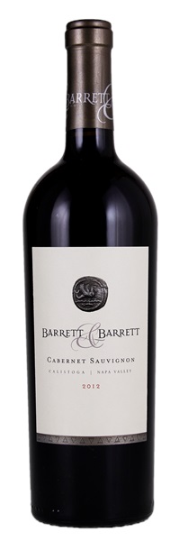 2012 Barrett & Barrett Cabernet Sauvignon, 750ml