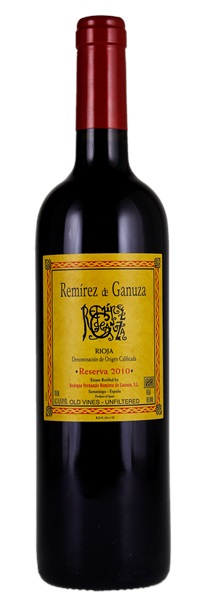2010 Remirez de Ganuza Rioja Reserva, 750ml