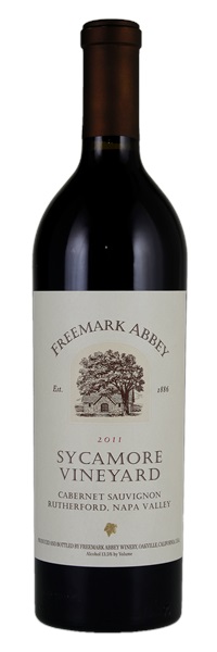 2011 Freemark Abbey Sycamore Vineyard Cabernet Sauvignon, 750ml