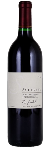 2015 Scherrer Old and Mature Vines Zinfandel, 750ml