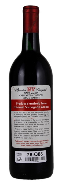 1973 Beaulieu Vineyard Cabernet Sauvignon, 750ml