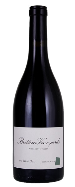 2013 Brittan Vineyards Gestalt Block Pinot Noir, 750ml