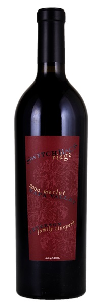 2000 Switchback Ridge Peterson Family Vineyard Merlot, 750ml