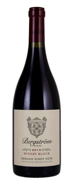 2010 Bergstrom Winery Winery Block Pinot Noir, 750ml