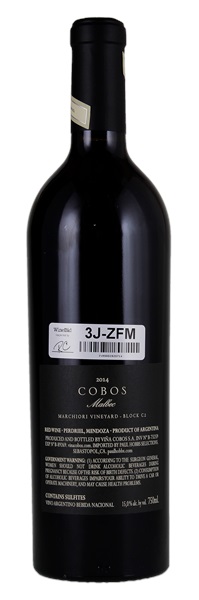 2014 Viña Cobos Marchiori Vineyard Block C2 Malbec, 750ml