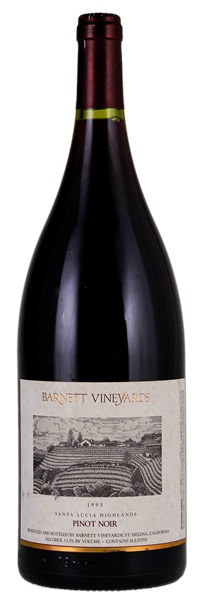 1995 Barnett Vineyards Santa Lucia Highlands Pinot Noir, 1.5ltr