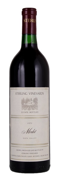 1978 Sterling Vineyards Merlot, 750ml