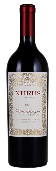 2007 Xurus Sonatina Vineyard Cabernet Sauvignon, 750ml