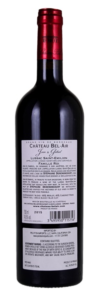 2015 Château Bel-Air Lussac Saint-Emilion Jean & Gabriel, 750ml