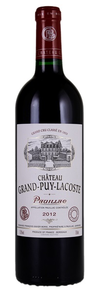 2012 Château Grand-Puy-Lacoste, 750ml