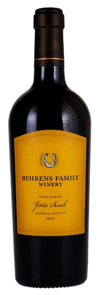2012 Behrens Family Winery Kick Ranch Petite Sirah, 750ml