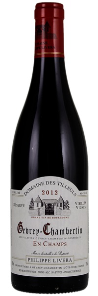 2012 Philippe Livera (Domaine Des Tilleuls) Gevrey Chambertin En Champs Reserve V.V., 750ml