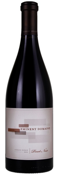 2012 Eminent Domaine Ribbon Ridge Pinot Noir, 750ml