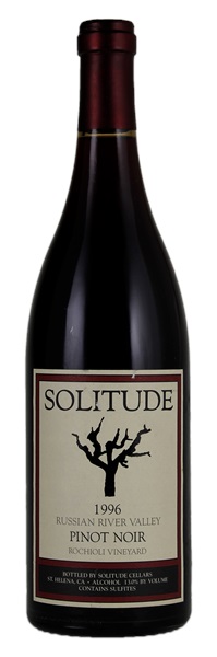 1996 Solitude Rochioli Vineyard Pinot Noir, 750ml